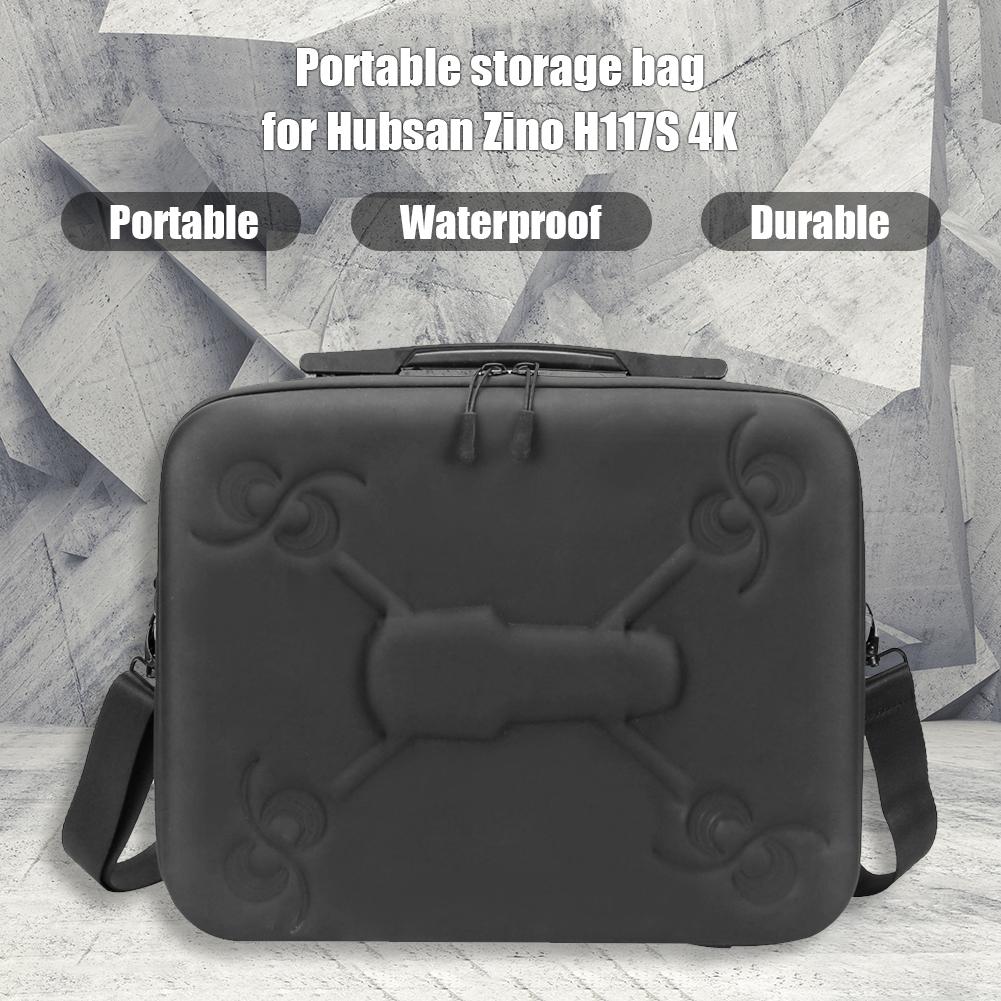Hard Shell Shoulder Bag Handbag Storage Box Pouch for Hubsan Zino H117S 4K Drone Hole Position More Convenient to Take