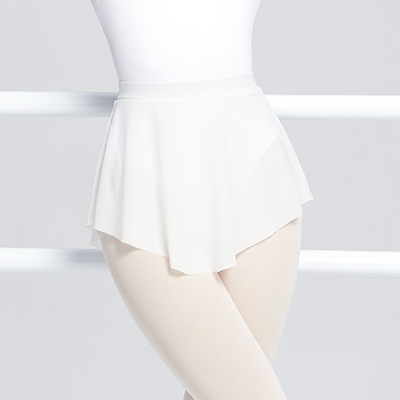 Women Ballet Skirts Dance Short Skirts High Slit Skirt Ballerina Adult Teen Ballet Dancing Dress Soft Mesh Elastic Dance Skirt: S / Beige