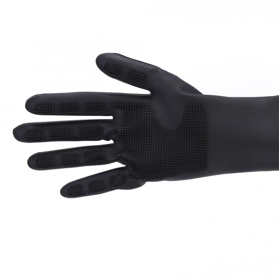 Barbería, guantes de limpieza para lavar el cabello, guantes de silicona antideslizantes para peluquería, guantes de protección para barbería, guantes de silicona