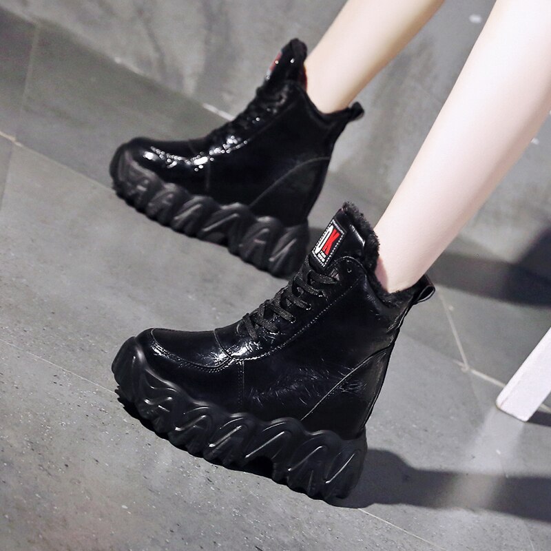 Lolita laarzen laarzen dames lage hak schoenen luxe laarzen-dames winter schoenen ronde neus rubber