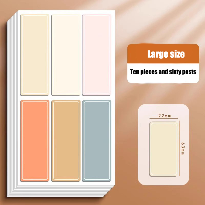 Etichette adesive impermeabili autoadesive colorate Adesivi con nome scritti a mano Adesivi con nome Adesivi con data Etichette alimentari: Beige