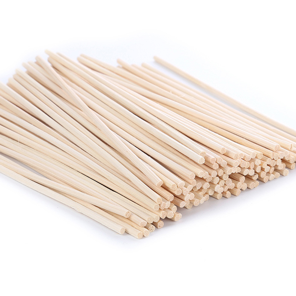 100 piezas palos de caña de ratán fragancia Natural recto Reed Difusor Aroma difusor del aceite del palos de Rattan