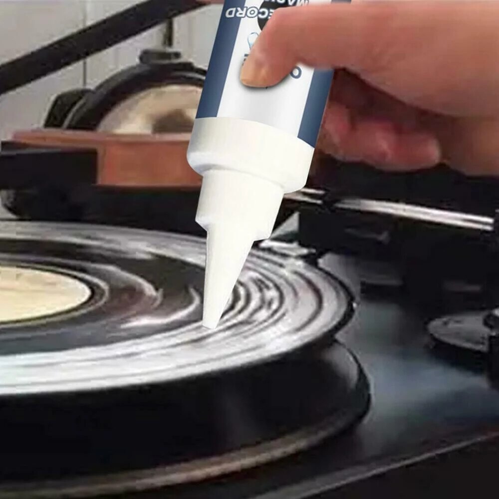 30/100Ml Vinyl Gekraak Remover Vinyl Record Cleaner Vloeistof Met Cleaner Borstel Helpt In Verminderen Pops En Gekraak