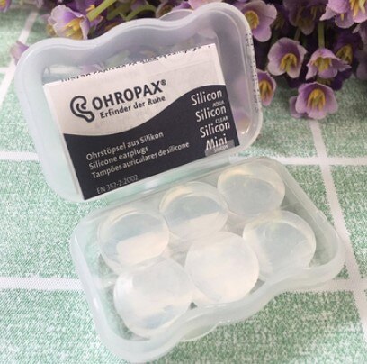 Protetor de ouvido para bebê, protetor de ouvido para crianças, natação à prova d' água, de silicone macio, para avião e dormir: MWhite