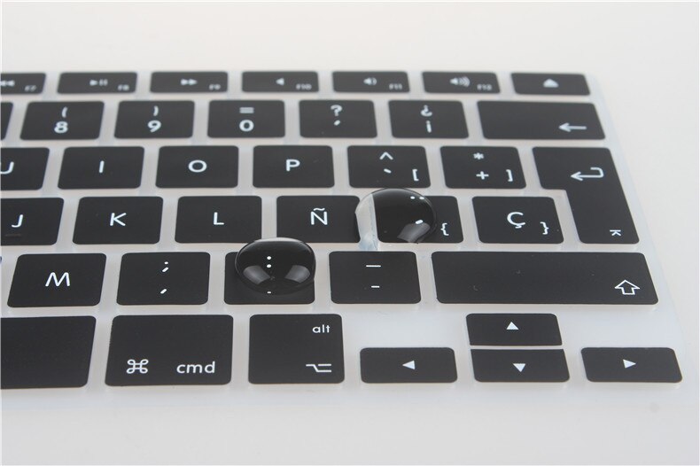 MacBook Keyboard Protector - Silicone Skin for Air 13, Pro 13/15/17 Retina - Waterproof & Dustproof