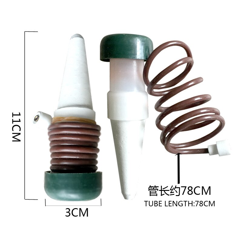 2-8 sztuk ceramiczne samo podlewanie kolce automatyczne roślin nawadniania kropelkowego stawka wody robić ogrodu ogród warzywny system nawadniania kroplowego