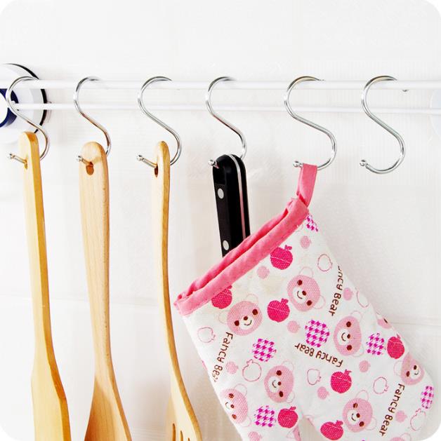 S Haken Rvs Metalen S-Vormige Haken Badkamer Keuken Kapstokken Opknoping Hanger Opslag Houders Organizer Huishoudelijke