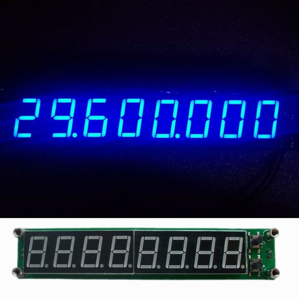 0.1MHz to 2400MHz RF Frequency Counter Cymometer meter measurement 8 LED Digital Display FOR Ham Radio amplifier