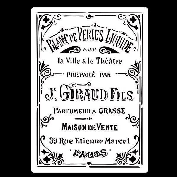 A4 size Stencil for Wall Painting Scrapbooking Stamp Album Decorative Embossing Craft Paper DIY Flower Label Stencils: 728