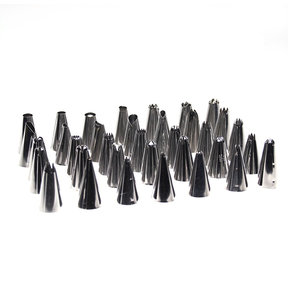 35 stks/set Roestvrij Icing Piping Nozzle Tips/Cake Decorating Tool Sets