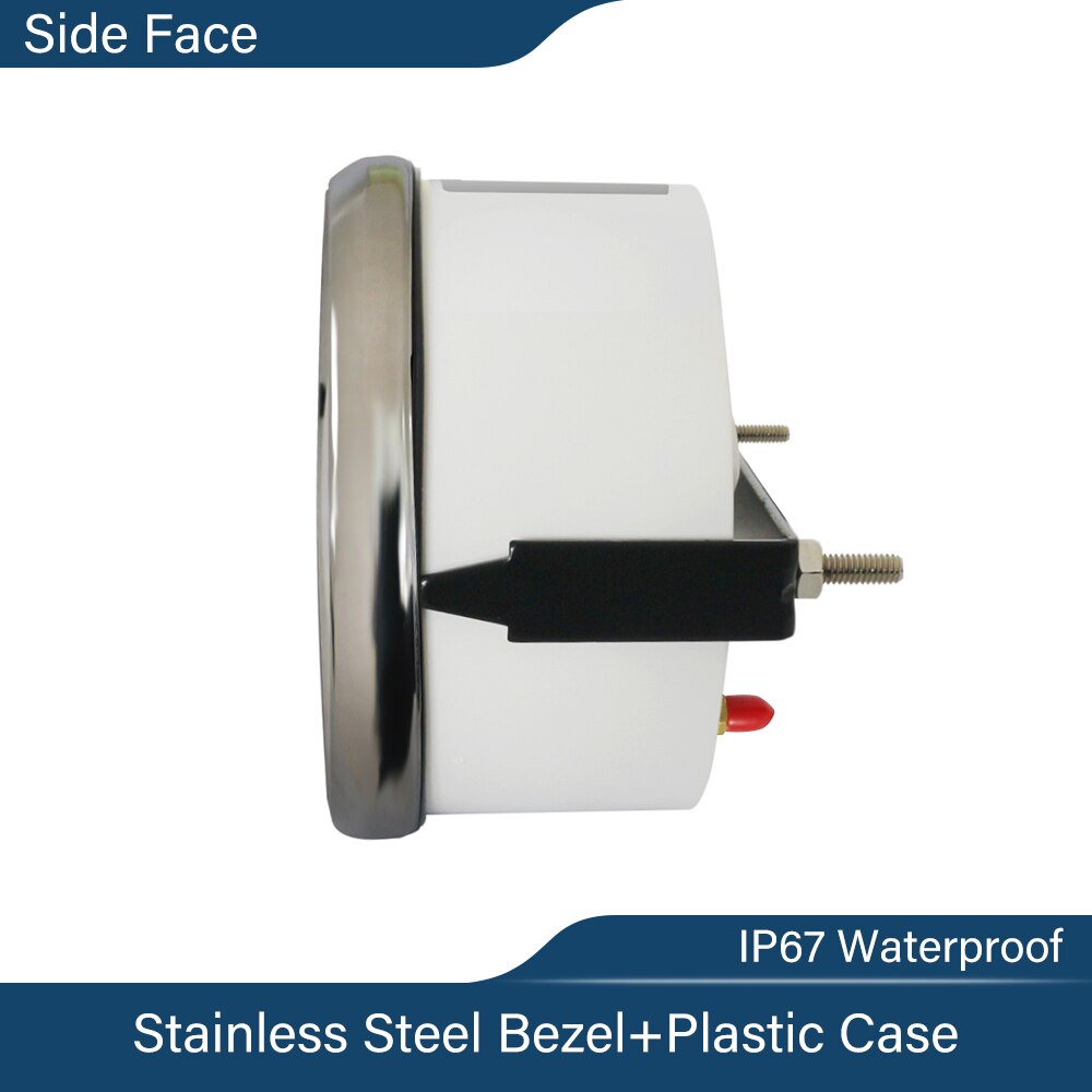 Tachimetro GPS digitale per barche da 85mm 0-999km/h nodi MPH tensione 9-32V odografo viaggio regolabile con antenna GPS schermo TFT