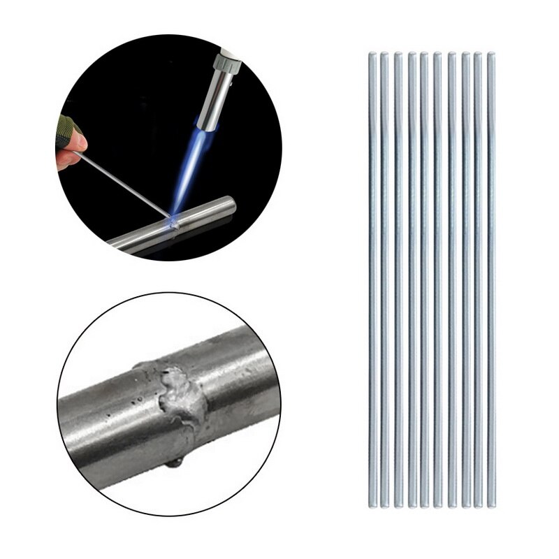 Aluminium svejsning lodning stang ikke nødvendigt loddepulver 1.6/2mm lav temperatur aluminium loddet svejsning wire flux kernelodning  #5/