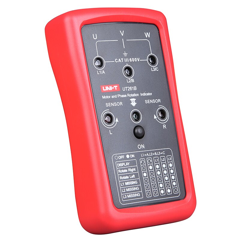 UNI-T Phase Sequence Tester Lack Phase Meter Motor Rotation Indicator AC 40 700V 90 600V