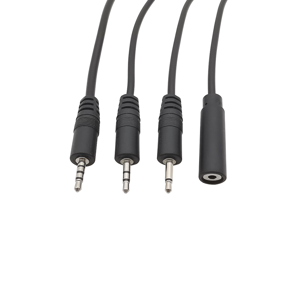 1/5 Uds 2,5mm 3,5mm Mono Cable de Audio estéreo macho hembra conector Jack 2/3/4Pin Cable de extensión DIY auricular micrófono Cable de reparación