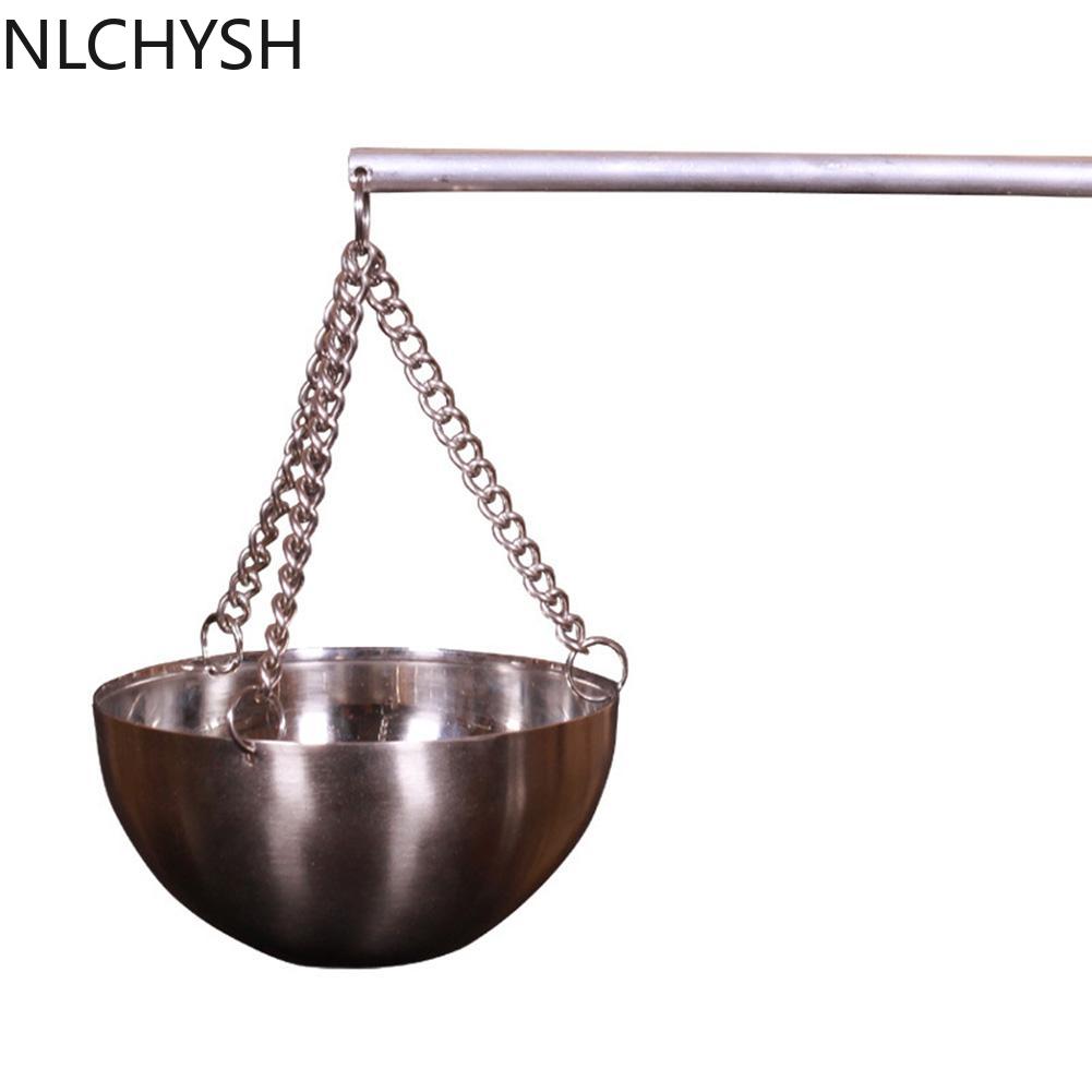 Sauna Aromatherapy Oil Bowl Sauna Cup Stainless Steel Essential Oil Holder Bowl For Sauna And Spa Wooden Material Sauna Accessor