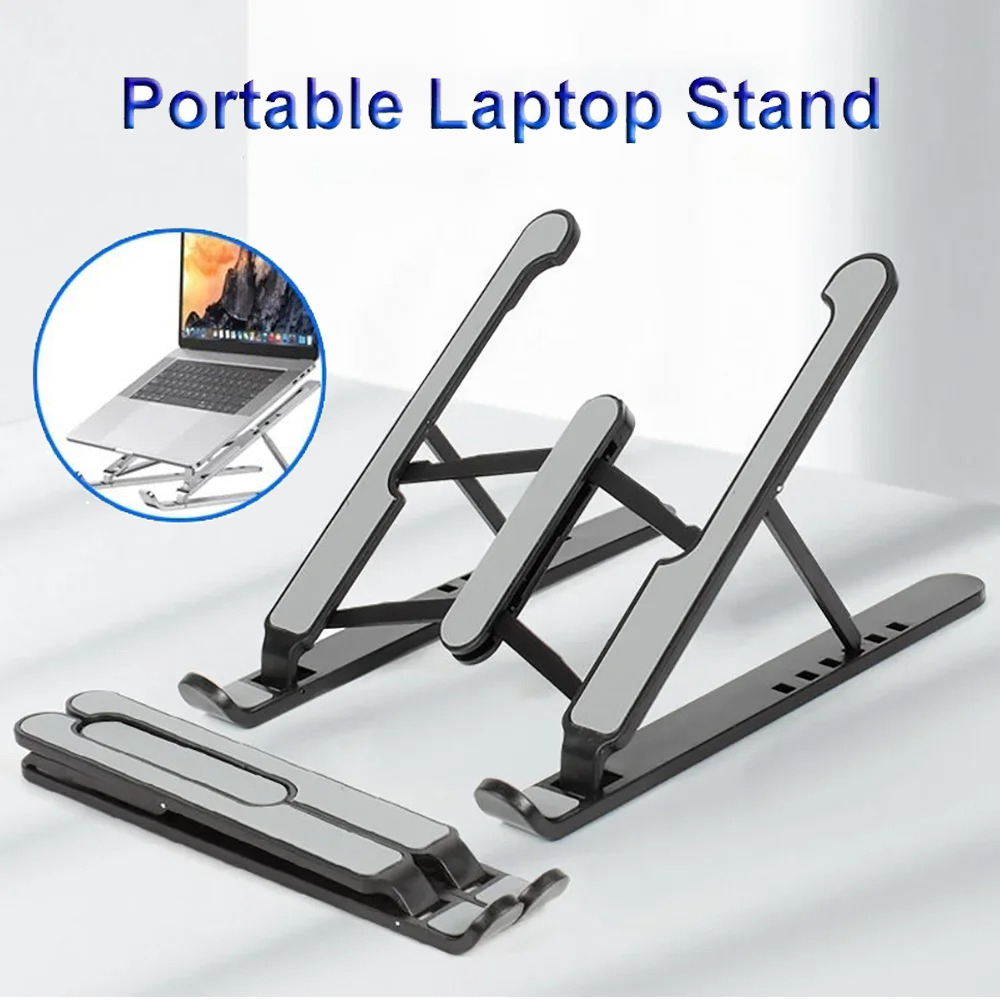 Opvouwbare laptopstandaard Verstelbare draagbare notebookbeugel Ondersteuningsbasis Aluminium houder voor Macbook Laptop PC-accessoires
