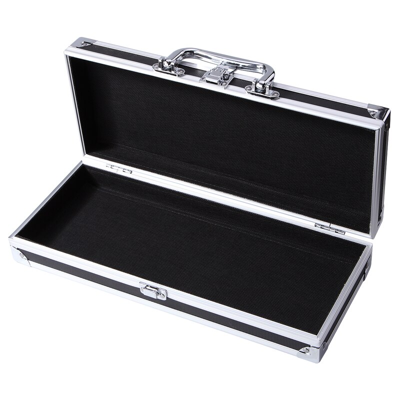 350x145x70mm Toolbox Aluminum Tool Box Portable Instrument Box Storage Case Suitcase Travel Luggage Organizer Case