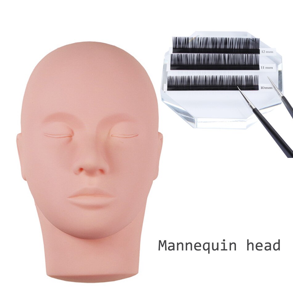 1PC Training Mannequin Flat Head Practice Makeup E... – Grandado