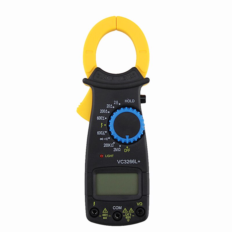 Digital Clamp Multimeter AC DC Current Voltage Amp Ohm Resistance Clamp Meter Electronic Multimeter Overload Protection
