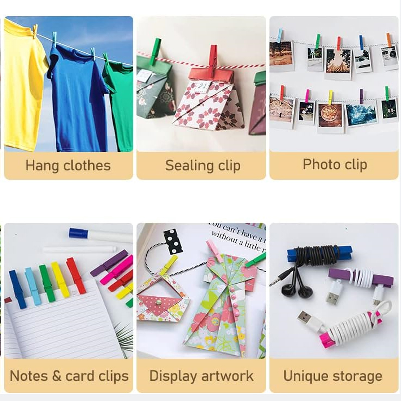 Clip de madera Natural de tamaño pequeño para decoración del hogar, 50 piezas, hoja de cama, foto, papelería DIY, de boda, navidad