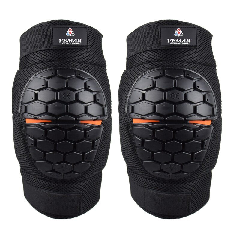 Vemar VM-E08 CE Motorcycle Knee Guards Carbon Fiber Motocross Racing Protective Gears Moto Protector Motorbike Elbow Knee pads