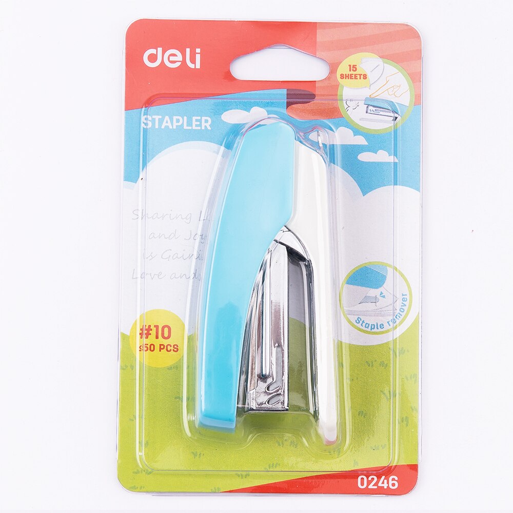Deli Stapler 10 # Deli Stationery Office Supply Staples Office Accessories School Stapler E0246