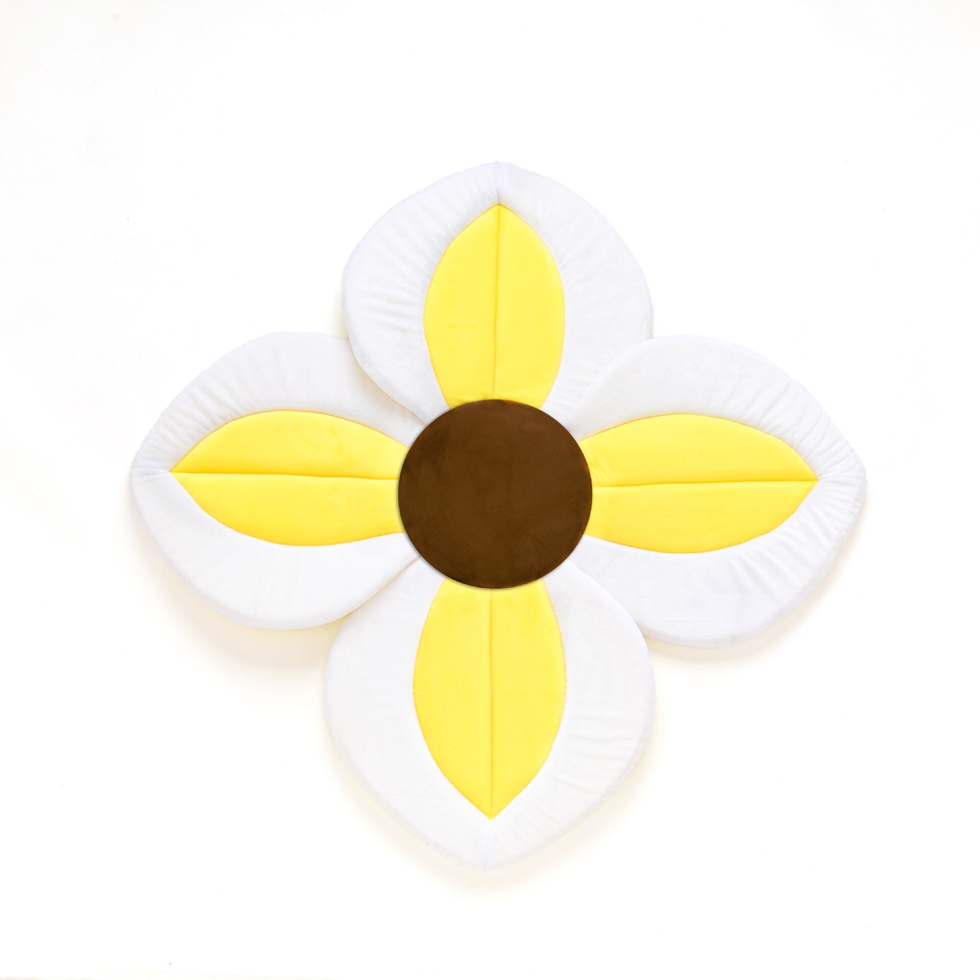 Bloem Speelkleed Bad Kussens Voor Baby Bloeiende Sink Bad Voor Bescherming Baby Wastafel Douche Leuke Zachte Kussen Pasgeboren: 534-yellow