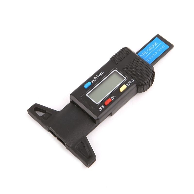 1pc Digital Car Tyre Tire Tread Depth Gauge LCD Display Depth Vernier Caliper 0-25mm