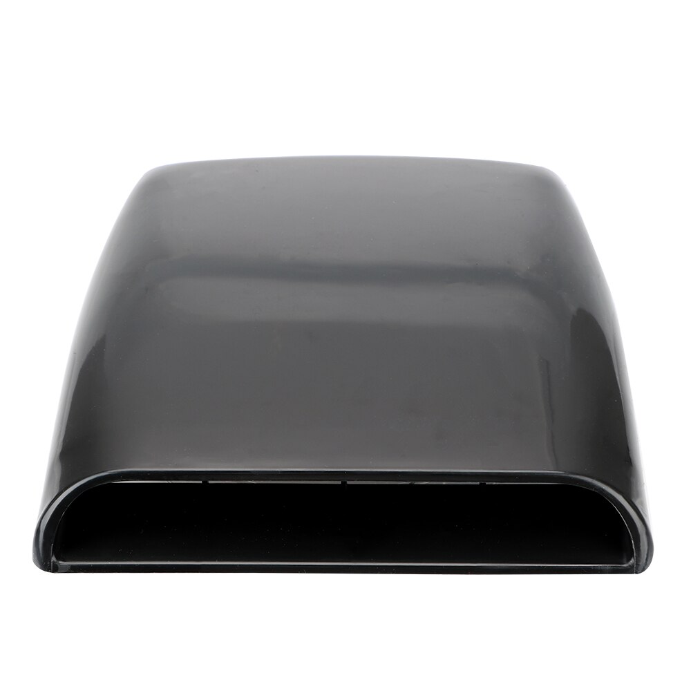 28*25*3.3cm Universal Car Bonnet Hood Scoop Air Flow Intake Vent Cover White/ Black Auto Air Flow Vent Cover Accessories: black