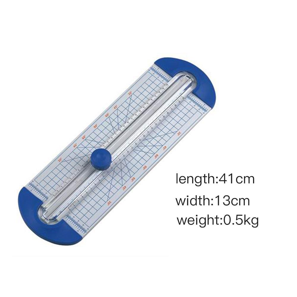 Guillotine Labels Paper Scrapbooking Office Supplies Photo Plastic with Pull-Out Ruler Portable Practical Cutter Trimmer