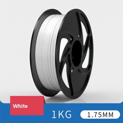 PLA 3D Printer Filament 1.75mm 30 Colors Sample for 3D Printing Materials: White
