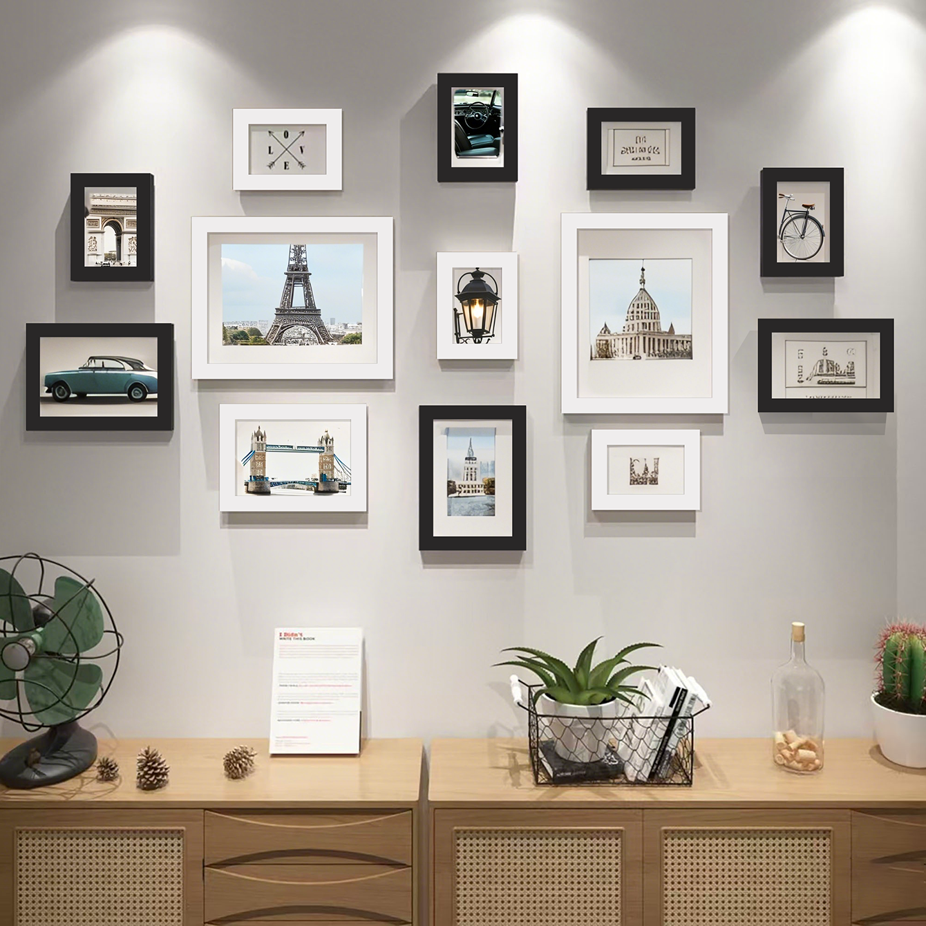 13pcs Wood Photo Frames for Wall Decoration items Home Office Festival Decoration Commemorative Picture Frame