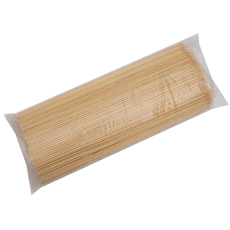 100PCS Bamboo Skewers Natural Disposable Skewer Sticks Kebab Skewers for Grill Bamboo Meat Tool Disposable Long Sticks