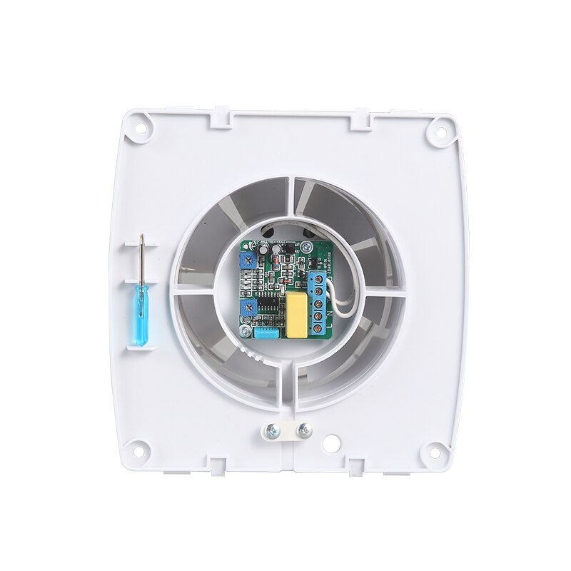 Bathroom Toilet Extractor Ventilation Fan with Humidity Sensor Timer 100mm 230V