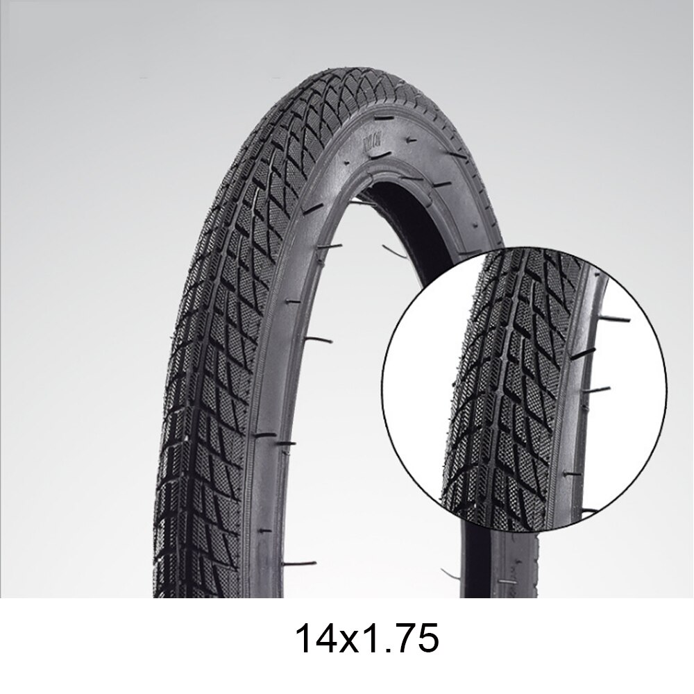 ZTZ Bicycle tire 12/14/16/18/20/22/24/26 inch,Tubeless Folding Tire, eplacement Bike Tire, Multiple Bike Styles, Black