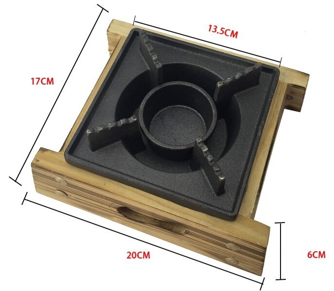 mini cast iron barbecue grills bbq grill for home picnic restaurant hotel teppanyaki table top barbecue stove 024-2