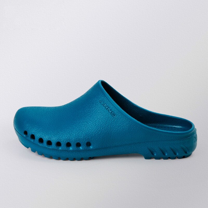 Arzt Krankenschwestern Krankenhaus Medizinische Atmungs Loch Schuhe Chirurgische Anti-slip Weiche EVA Arbeit Schuhe Op Labor Hausschuhe Schuhe: Blue / M