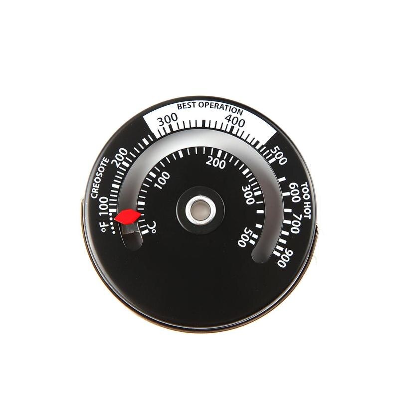 Ventilatore per camino-doppio motore-8 pale ventilatore per camino alimentato a caldo con termometro per stufa per camino domestico bruciatore a legna/tronchi