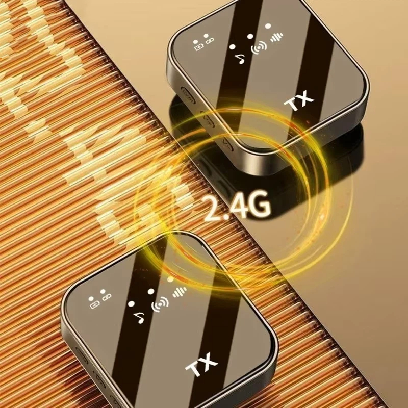 draadloze microfoon Ruisonderdrukkende mini voor Apple Android Opladen Draagbare podcast Ruisonderdrukkende clip-on microfoon