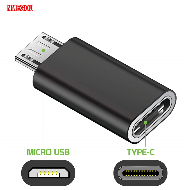 Convertisseur de chargeur de câble de téléphone Android de Type C vers Micro USB pour Samsung Xiaomi Huawei