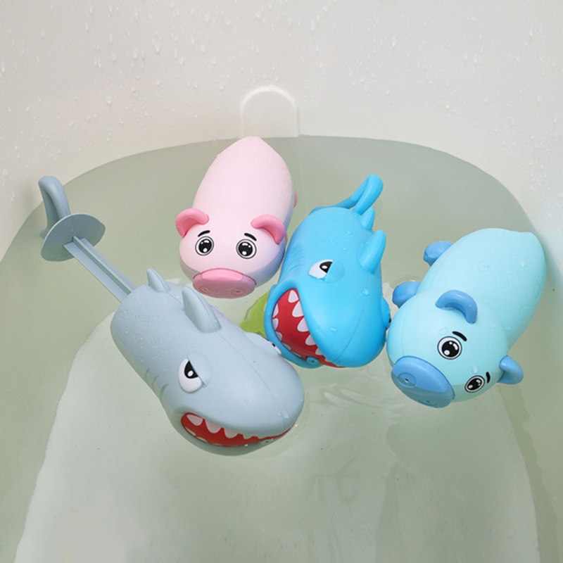 1Set Beach Toy Water Blaster Toy Sandpit Water Toy Summer Water Game Toy Beach Toy Play in Summer Toy Shark &amp; Pig Shape H055