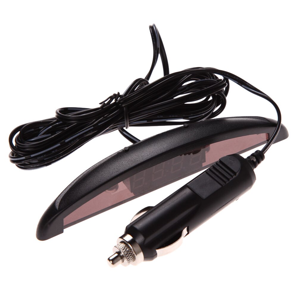 Led Digitale Auto Klok Auto Elektronische Klok 12V Auto Voltmete Digitale & Analoge-Digitale Klokken Plastic Led Materiaal klok