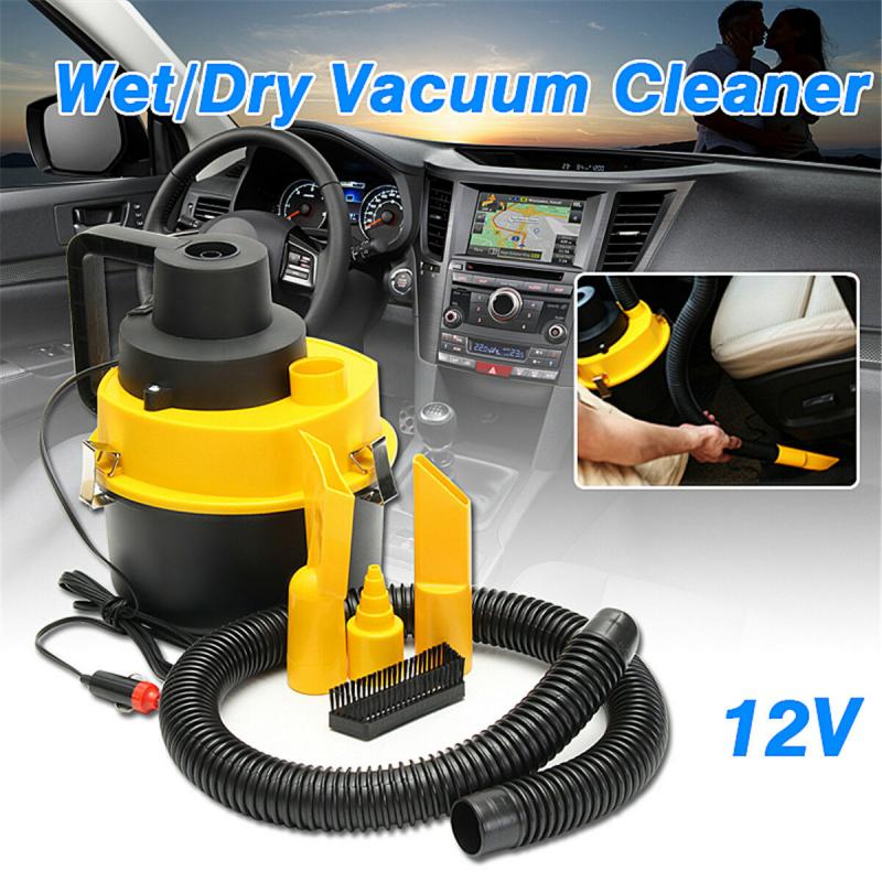 Mini Vac Vacuum High Power Cleaner Kit 12V 75W Portable Wet/Dry Inflator Turbo HandHeld Dust Collector Aspirator for Car Shop