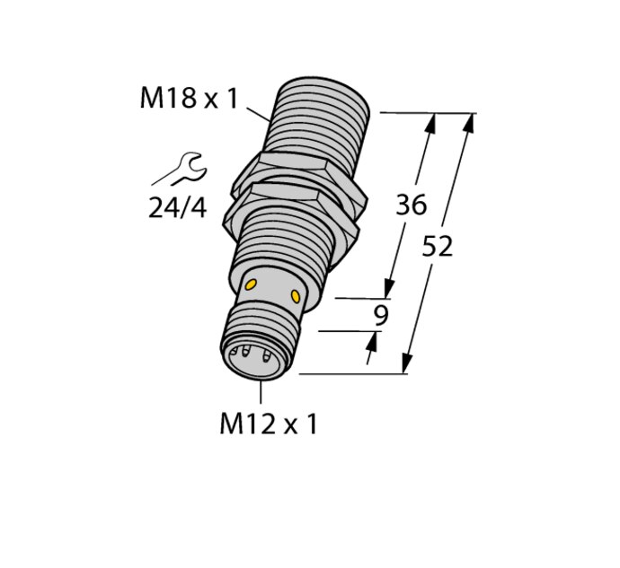Inductivo capacitivo Pnp Sensor de sonda de inducción BI8U-EM18WD-AP6X-H1141 interruptor de proximidad