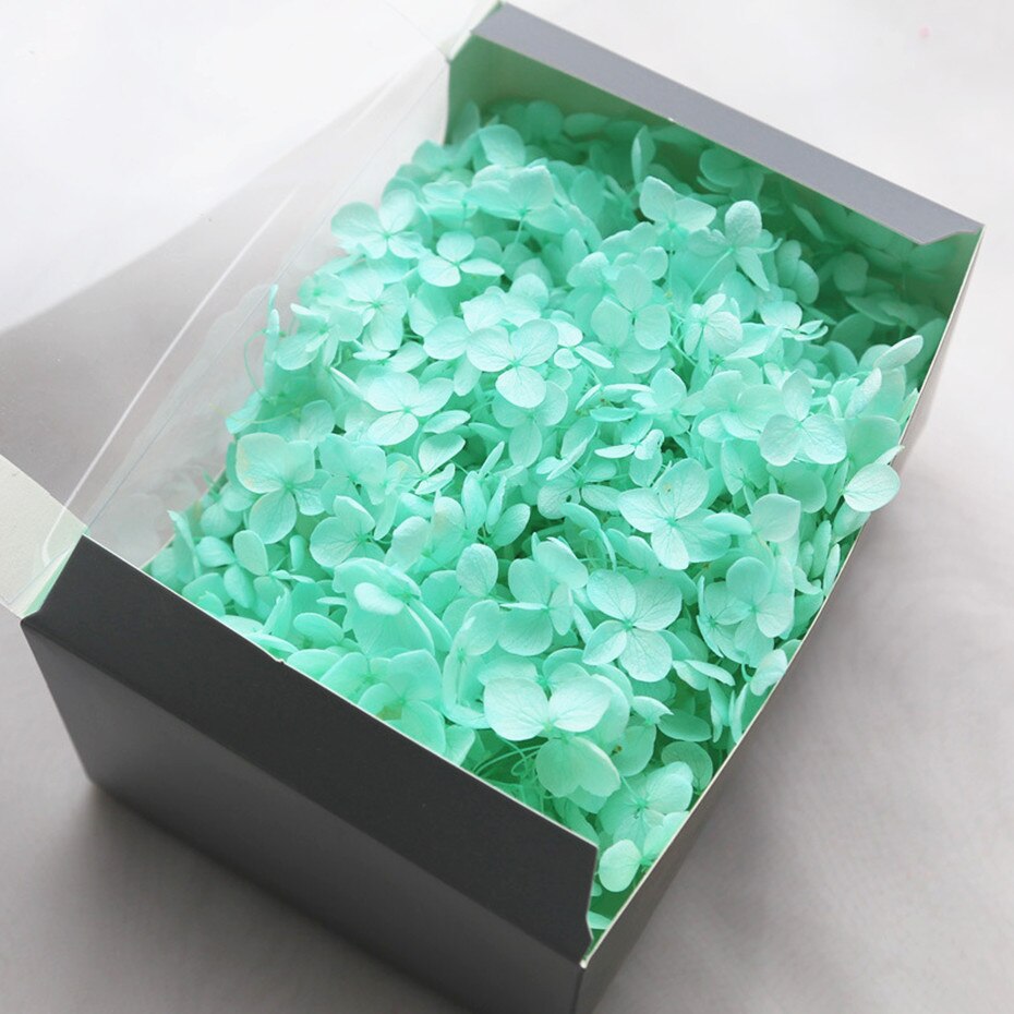 20g naturlige frisk hortensia tørket blomsterhode gjør-det-selv ekte evigblomstmateriale langtidskonservering falmer ikke: 9
