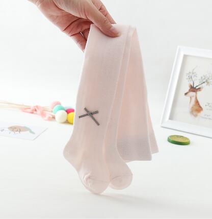 Baby Kous Katoen Anti Mosquito Broek Ultra-Dunne Baby Slang Panty Zomer Dunne Meisje Panty Body-Stocking: Pink Tie Mesh Tights / 2 to 4year