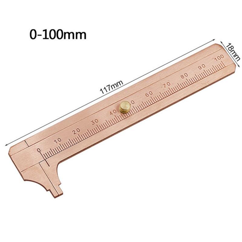 Mini Metal Solid Brass Double-scale Purple Copper ... – Grandado