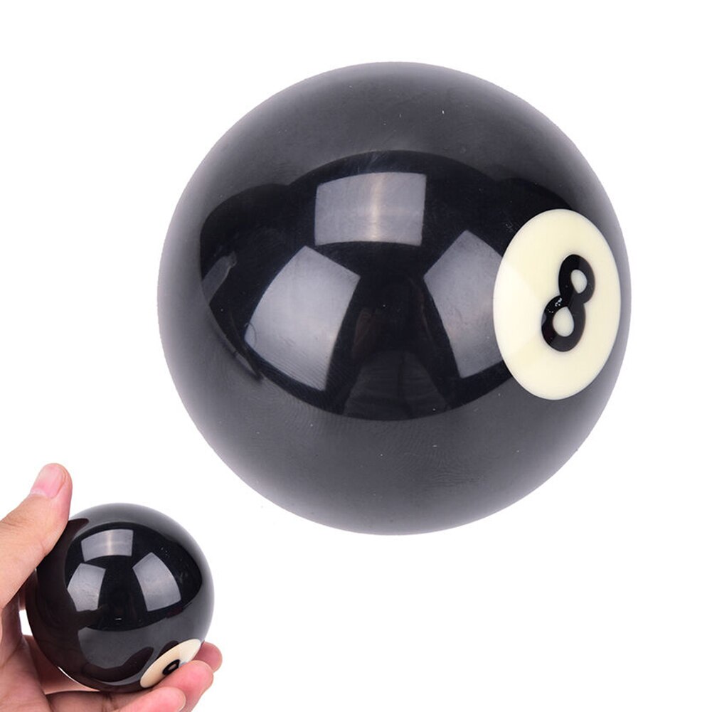 Normal Standard Black Pool Table Billiard Ball Indoor Number 8 Cue Resin Durable Sport Replacement Tool Training Accessories