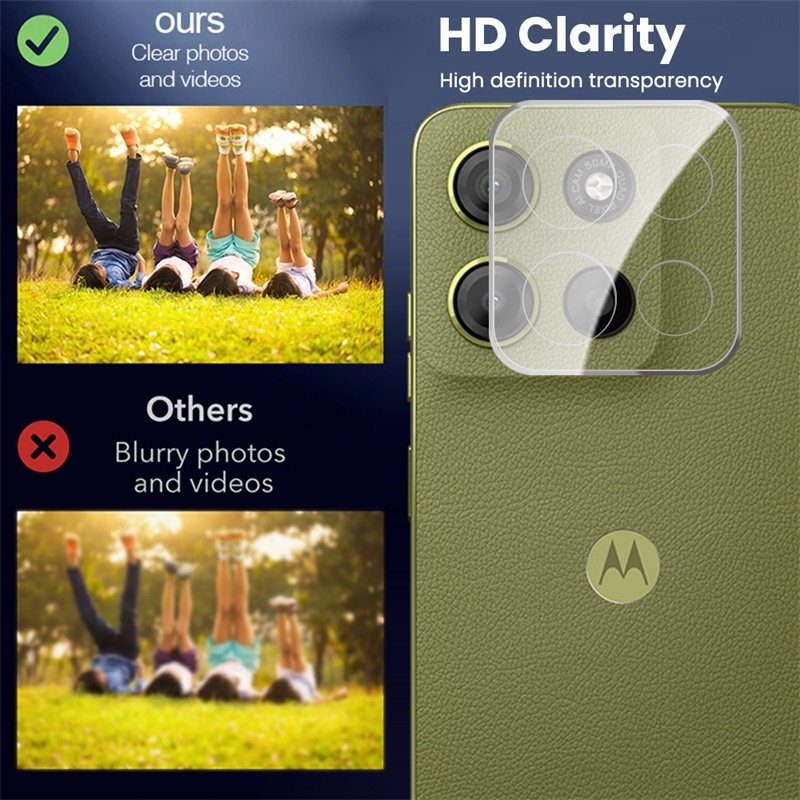 MotoG15 3 uds protectores de cámara curvados 3D para Motorola Moto G15 G05 G35 G45 G55 G75 G 15 Power 35 55 75 película de lente de vidrio templado