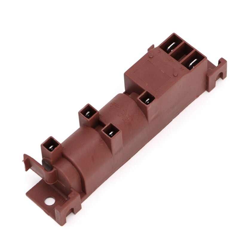 2 uds 220-240V Gas Stove Ac Pulse encendedor partes para calentador de agua de Gas encendedor para Cooktop gama-seis terminales y cuatro terminales